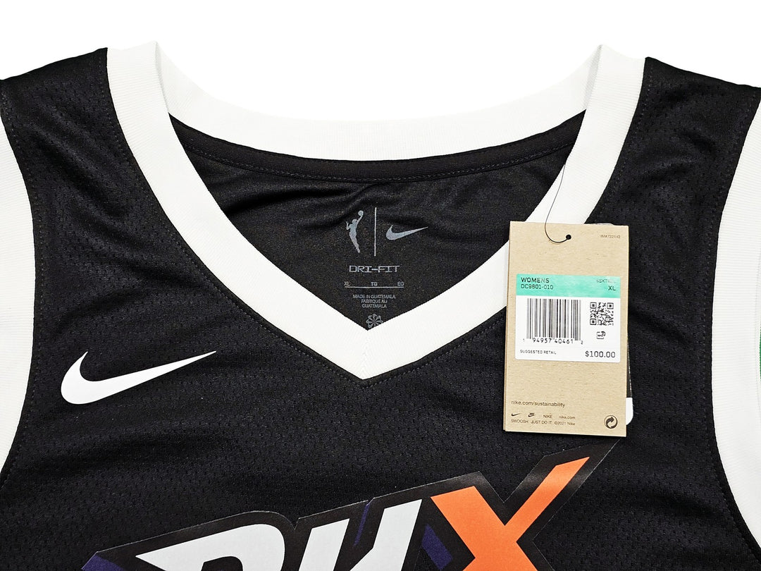 Phoenix Mercury Diana Taurasi Auto Black Nike Rebel Edition Jersey Sz XL Beckett