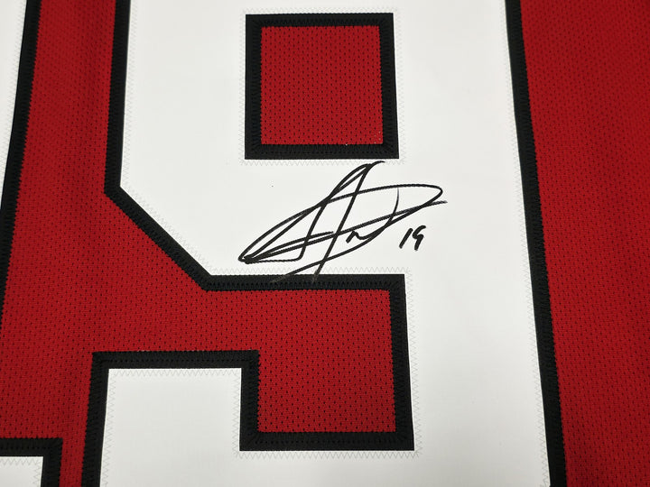 Blackhawks Jonathan Toews Signed Red Reebok Premier Jersey Size XL Beckett Wit