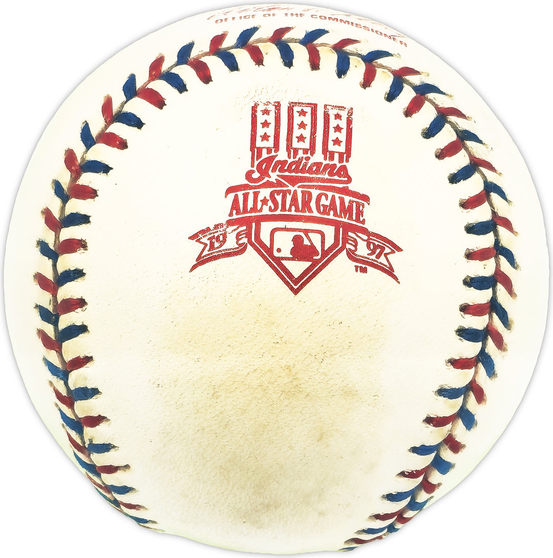 Earl Wooten Auto Signed Official 1997 ASG Logo Baseball Senators Beckett BM25912