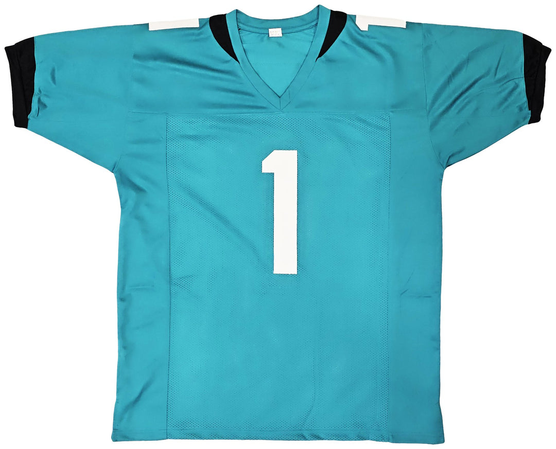 Jacksonville Jaguars Travis Etienne Signed Teal Jersey Beckett Witness