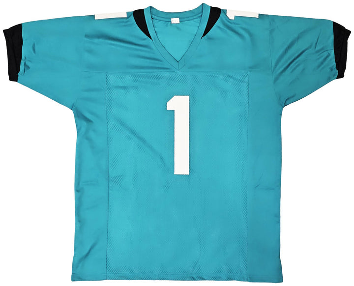 Jacksonville Jaguars Travis Etienne Signed Teal Jersey Beckett Witness