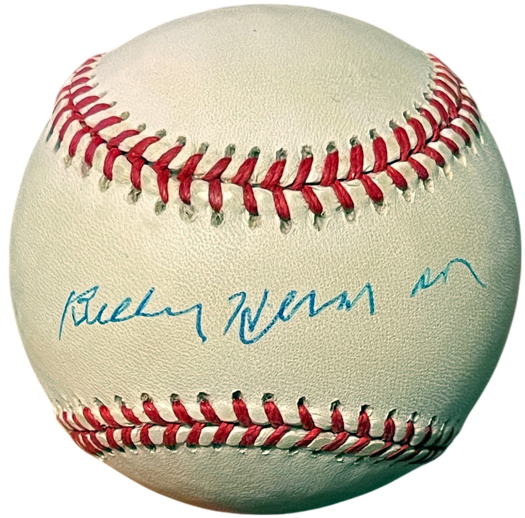 Billy Herman signed Official Rawlings RONL National League toned- COA HOF/10X AS