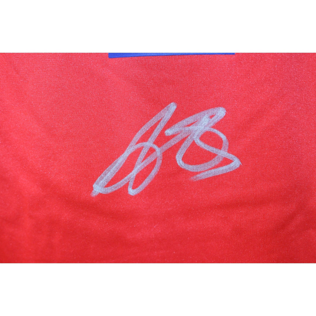 AJ Brown Autographed New England Patriots Nike Size L Jersey Beckett WIT 57963