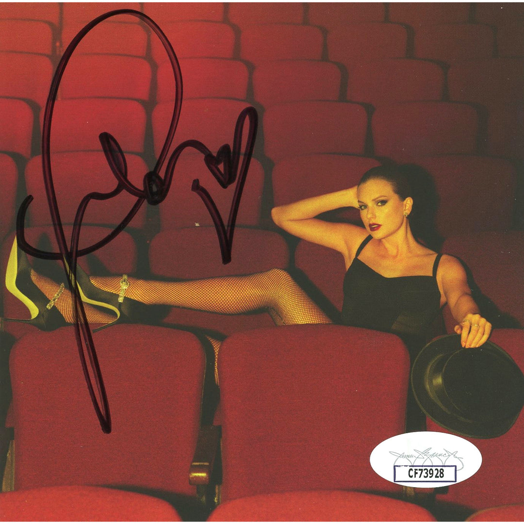 LONG SIGNATURE Taylor Swift Signed The Life Of A Showgirl CD JSA COA Autograph C