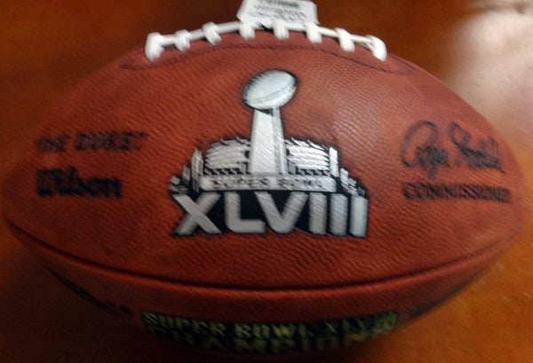 Russell Wilson Signed Limited Edition SB Leather Football Seahawks RW Holo