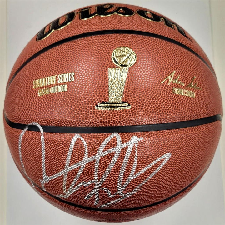 Dennis Rodman signed Wilson Trophy Series NBA Basketball autograph ~ Beckett BAS