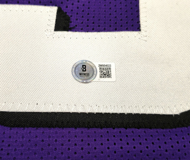Phoenix Suns Steve Nash Signed Purple Jersey Beckett Witness