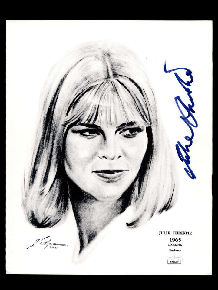 Julie Christie JSA Coa Signed 8x10 Volpe Litho Photo Autograph