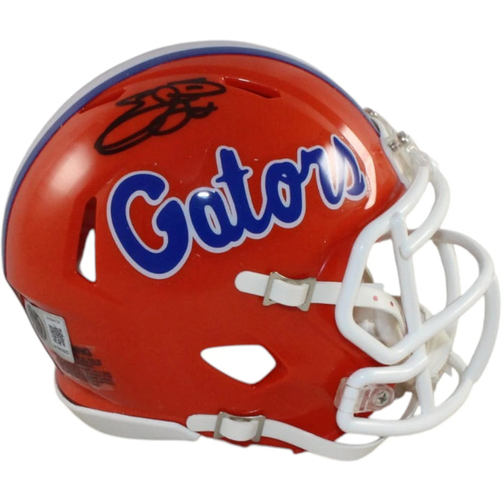 Emmitt Smith Autographed/Signed Florida Gators Mini Helmet Beckett Witness 58225