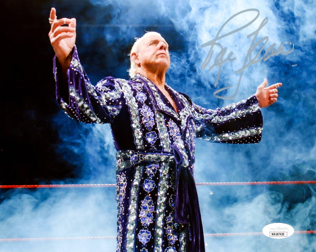 Ric Flair Autographed Signed 8x10 Photo WWE JSA