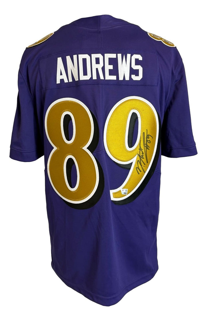 Mark Andrews Signed Baltimore Ravens Alt Purple Nike Limited Jersey Fanatics