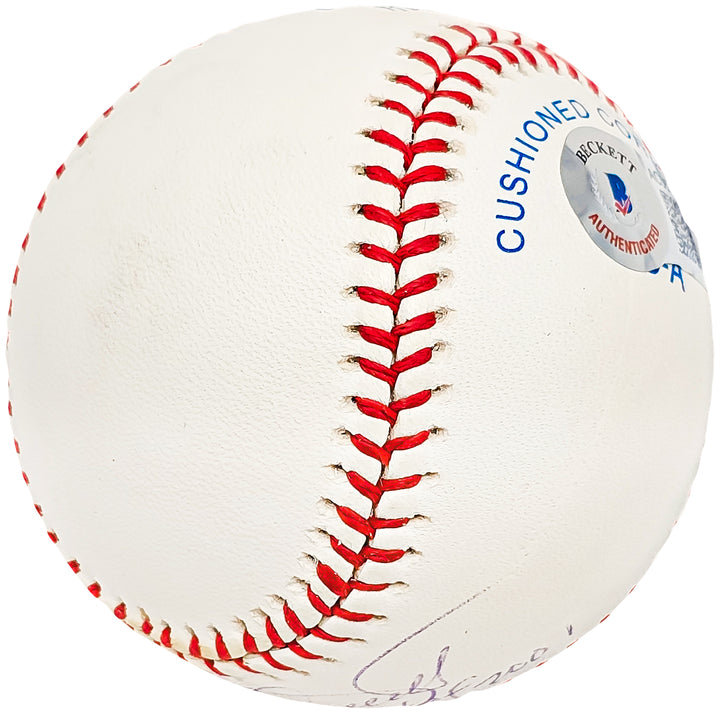 Kirby Puckett Autographed Baseball Twins "HOF 2001" Steiner & Beckett #AC56760