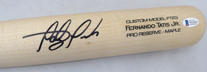 Fernando Tatis Jr. Signed Blonde Victus Game Model Bat San Diego Padres Beckett