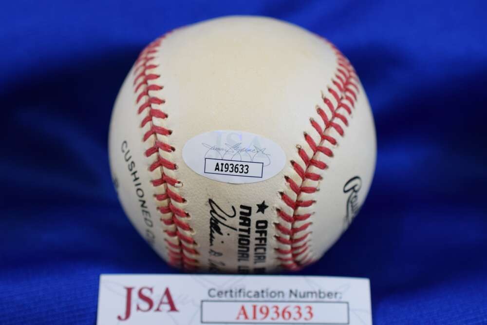 Barry Bonds JSA COA Autograph ONL National League Signed Baseball