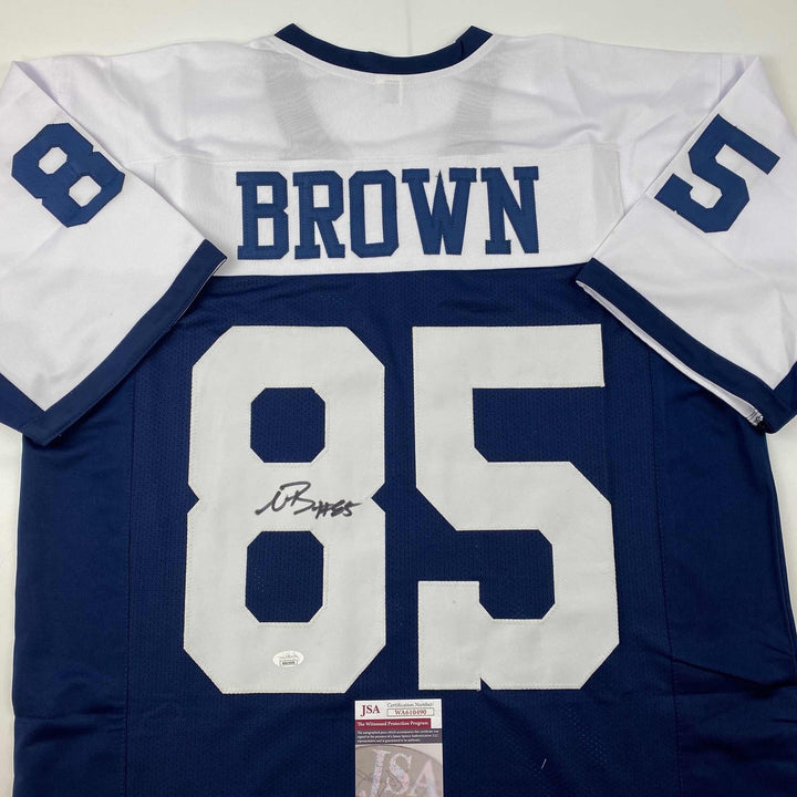 Autographed/Signed Noah Brown Dallas Thanksgiving Day Jersey JSA COA