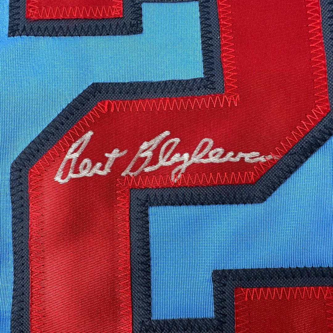 Autographed/Signed Bert Blyleven Minnesota Light Blue Jersey JSA COA