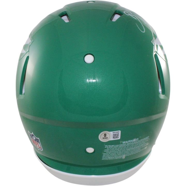 Brian Dawkns Signed Philadelphia Eagles 23 Alt Proline Helmet Beckett W 55798