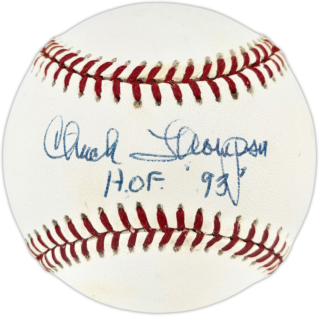 Chuck Thompson Signed AL Baseball Orioles Announcer "HOF 93" JSA #H10005