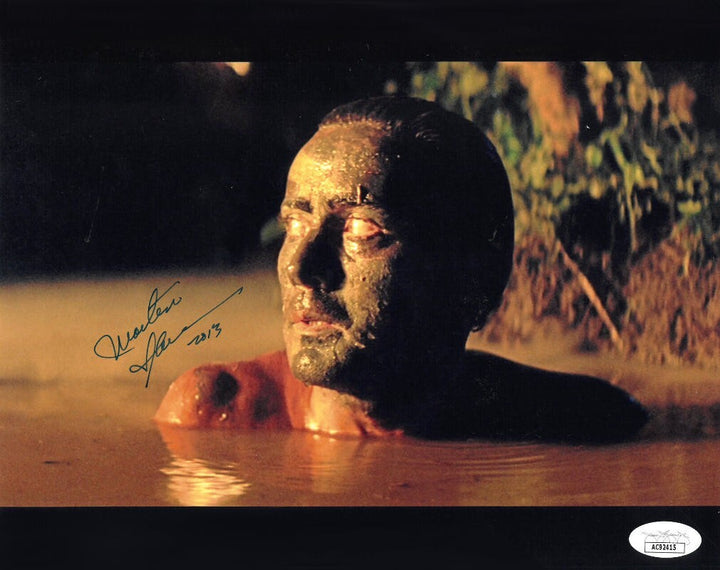 Martin Sheen signed 1979  Apocalypse Now 8x10 Photo w/ 2013 - JSA #AC92415