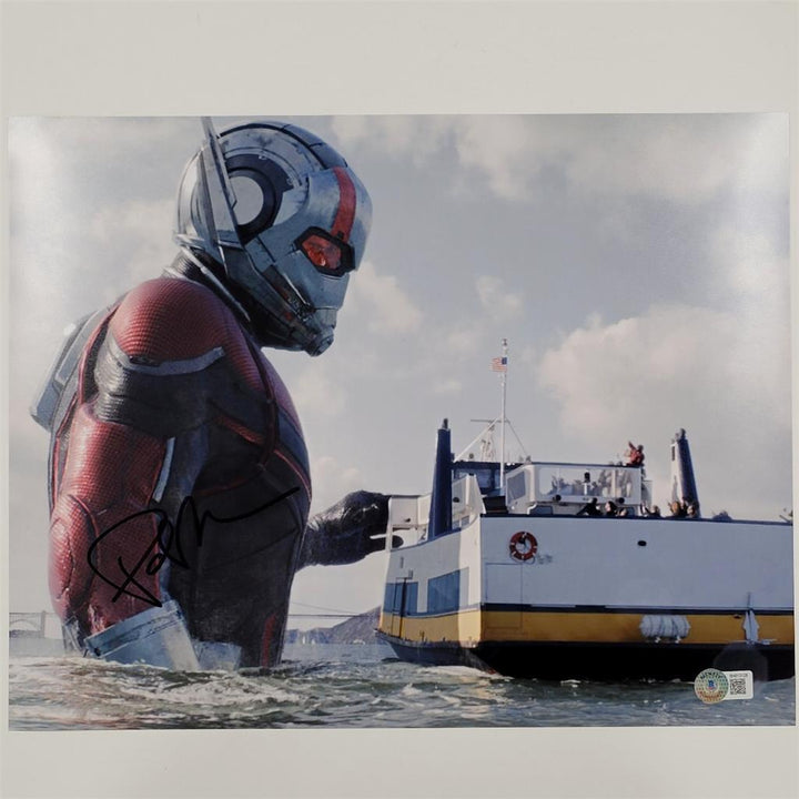 Paul Rudd signed Ant Man 11x14 photo Marvel autograph ~ Beckett BAS Holo