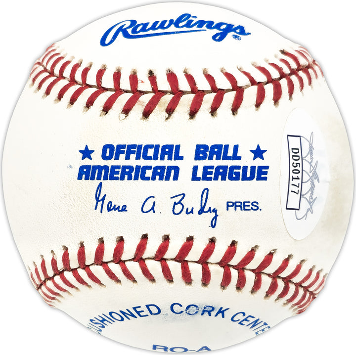 Hal Newhouser Signed AL Baseball Detroit Tigers "HOF 92" JSA #DD50177