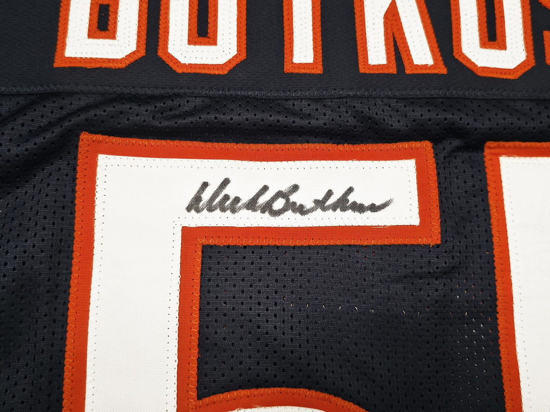 Chicago Bears Dick Butkus Signed Blue Jersey Beckett Wit