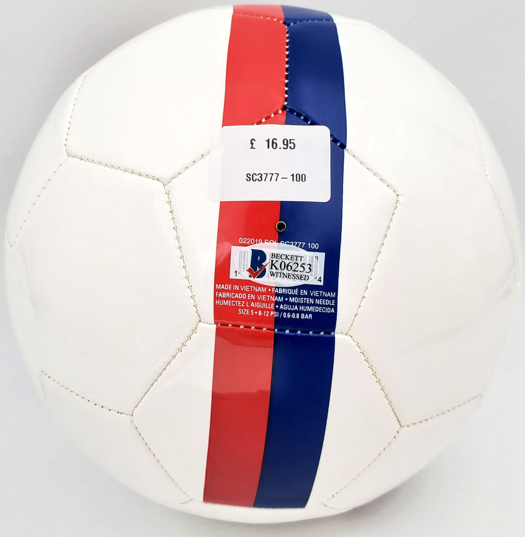 Mason Mount Autographed Signed White Nike Soccer Ball Chelsea F.C. Beckett