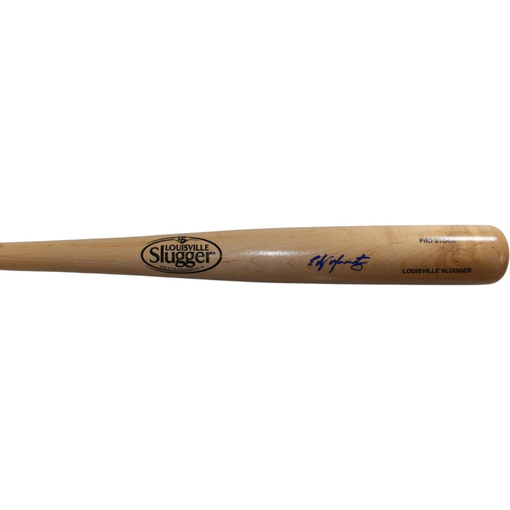 Edgar Martinez Autographed Seattle Mariners Blonde Baseball Bat Beckett 56967