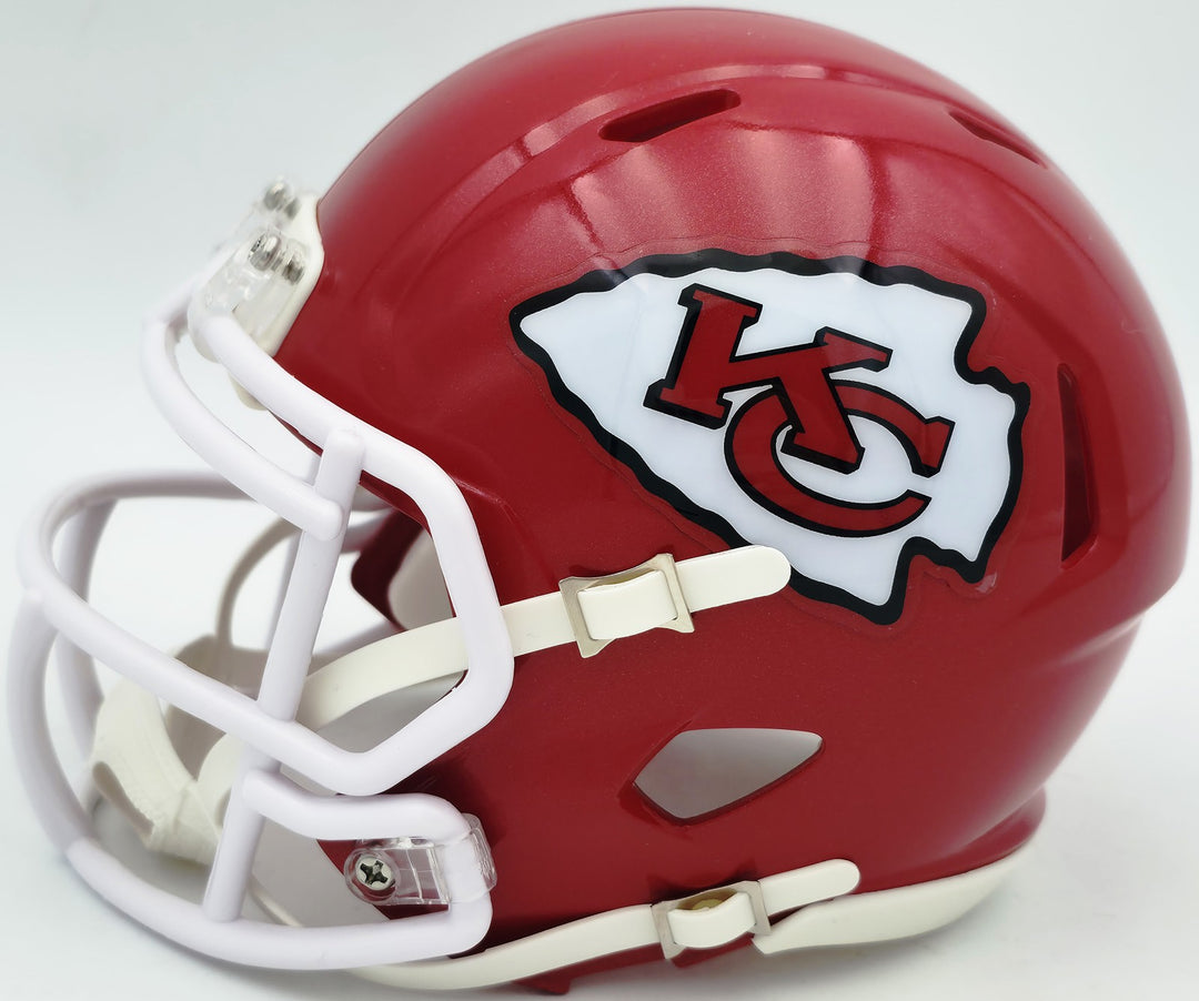 Jamaal Charles Signed Kansas City Chiefs Red Speed Mini Helmet Beckett Witness