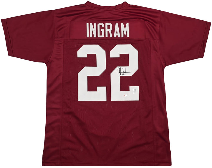 Alabama Crimson Tide Mark Ingram Signed Red Jersey PSA/DNA