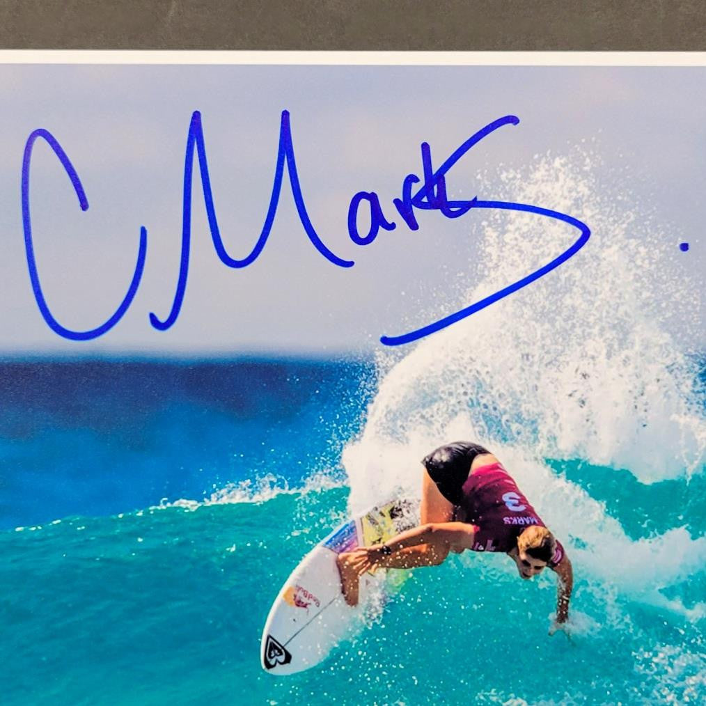 Caroline Marks signed 8x10 Photo USA Olympics Gold Surfer autograph~ Beckett BAS