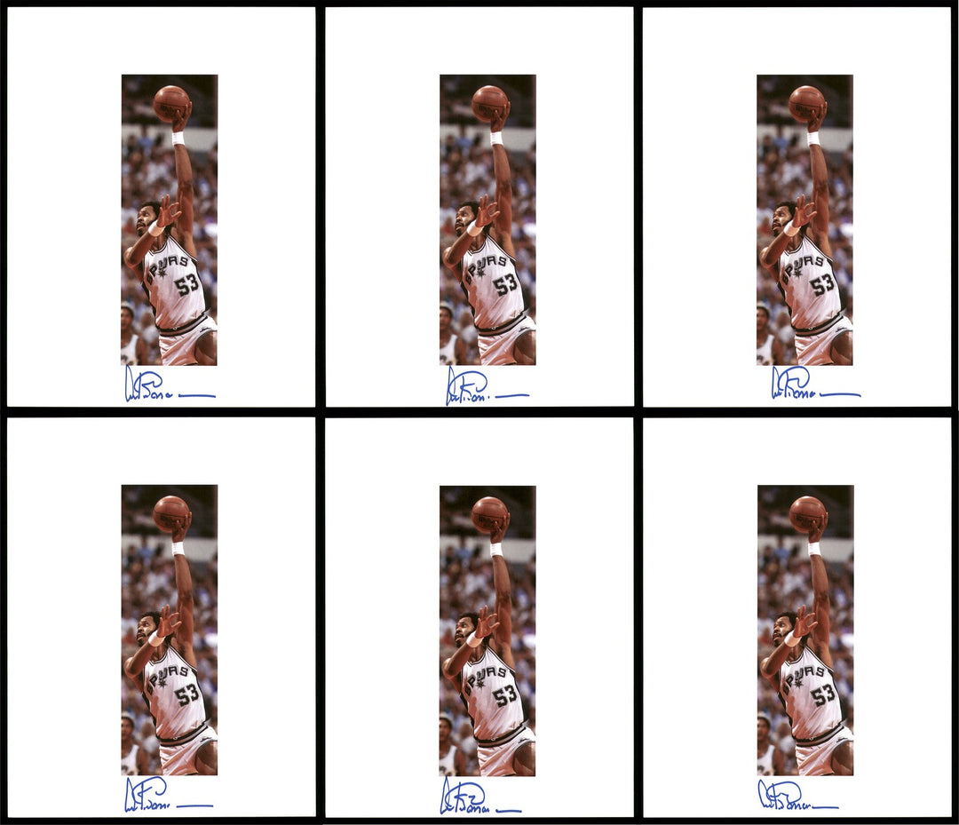 Artis Gilmore Signed 8.5x11 Photo 12 Count Lot San Antonio Spurs