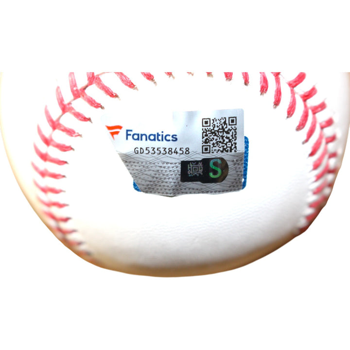 Ronald Acuna Autographed Atlanta Braves OML Baseball NL ROY Fanatics 54542