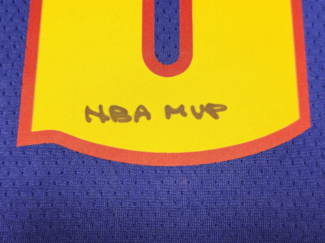 Nuggets Nikola Jokic Auto Blue Nike Statement Edition Jersey Size 52 NBA MVP JSA
