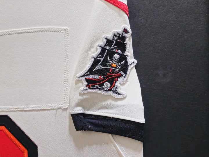 Buccaneers Tom Brady Signed Framed White Authentic Nike Jersey Fanatics Holo