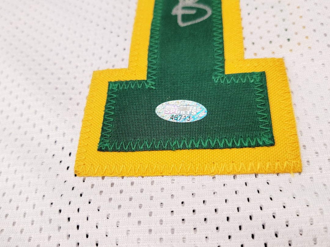 Seattle Supersonics Detlef Schrempf Autographed Signed White Jersey MCS Holo
