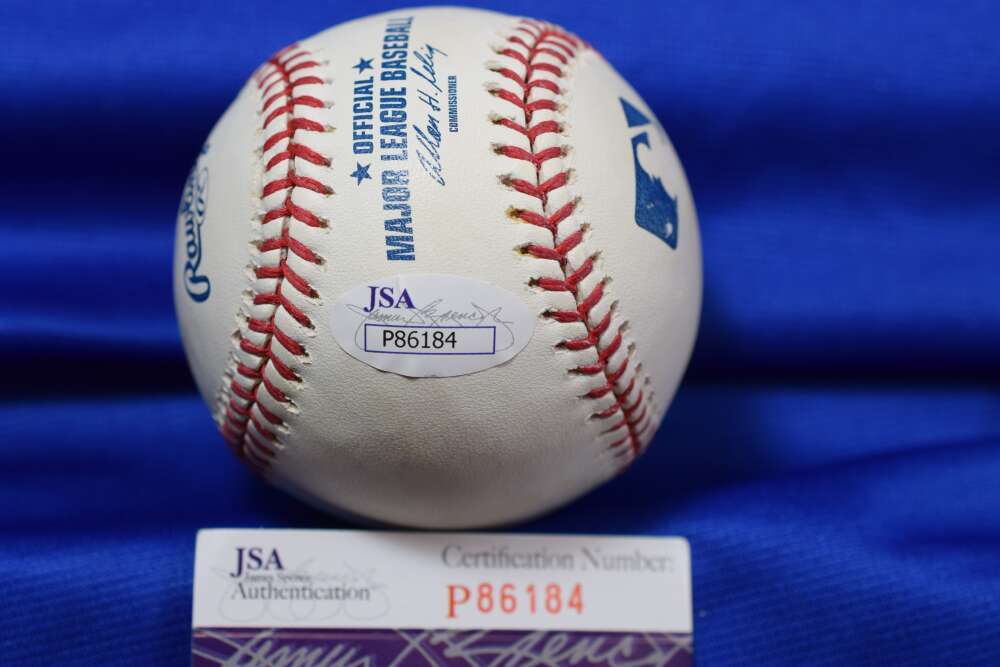 Gene Elston JSA Coa Autograph Major League Signed Baseball HOF 2006