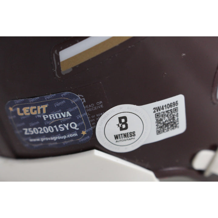 John Riggins Autographed Washington Redskins TB VSR4 Mini Helmet Beckett 49752