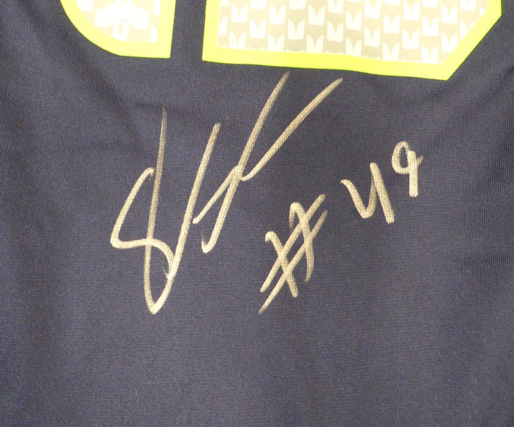 Seattle Seahawks Shaquem Griffin Signed Blue Nike Jersey Size M MCS Holo