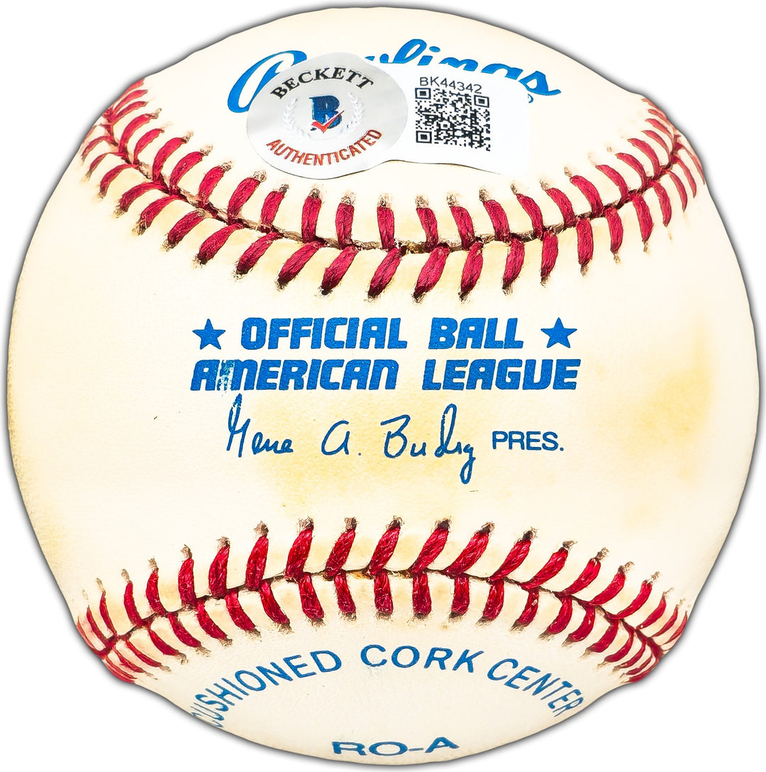 Calvin Griffith Signed Official AL Baseball Minnesota Twins Owner Beckett
