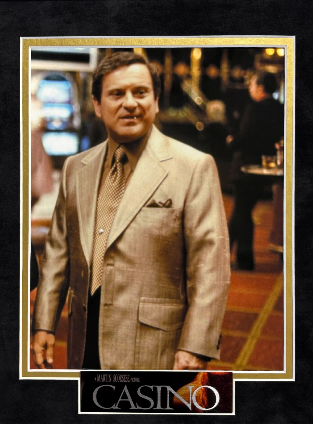 Joe Pesci Casino Movie Autographed Prop Gun Framed COA ASI Las Vegas Mafia