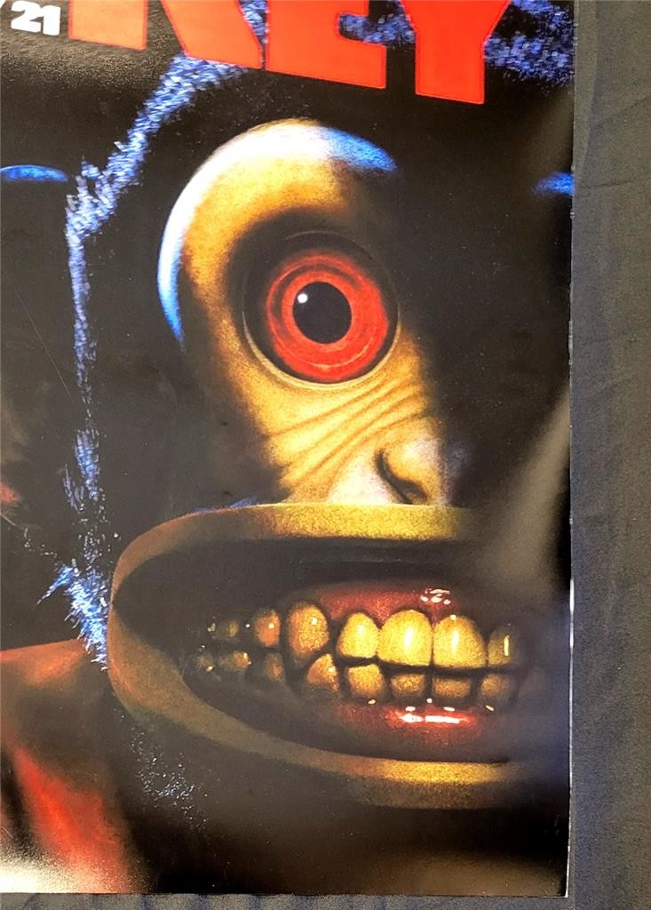 Osgood Perkins signed The Monkey 27x40 movie poster #3 autograph ~ Beckett BAS