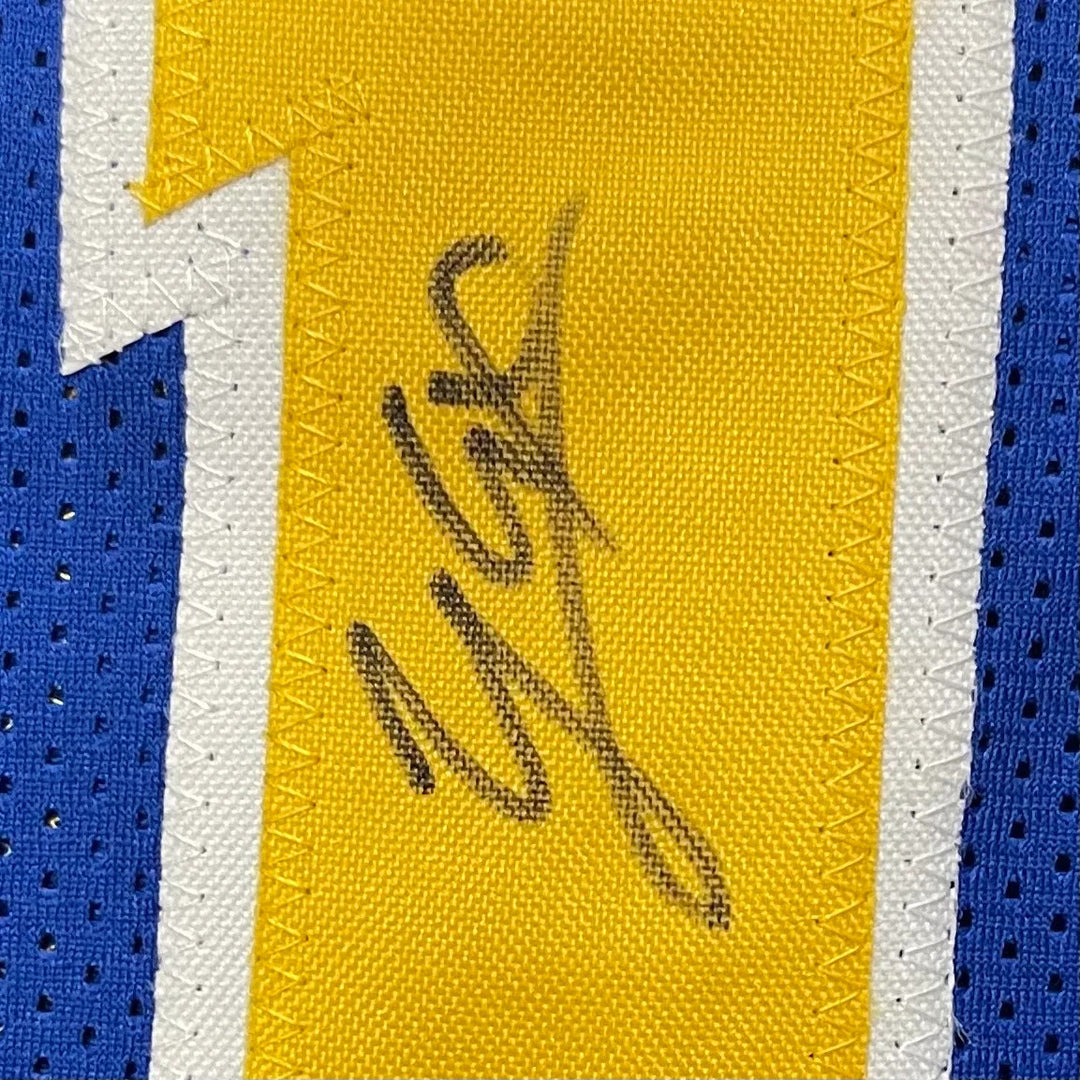 Yaxel Lendeborg Signed Jersey JSA Golden State Warriors Autographed