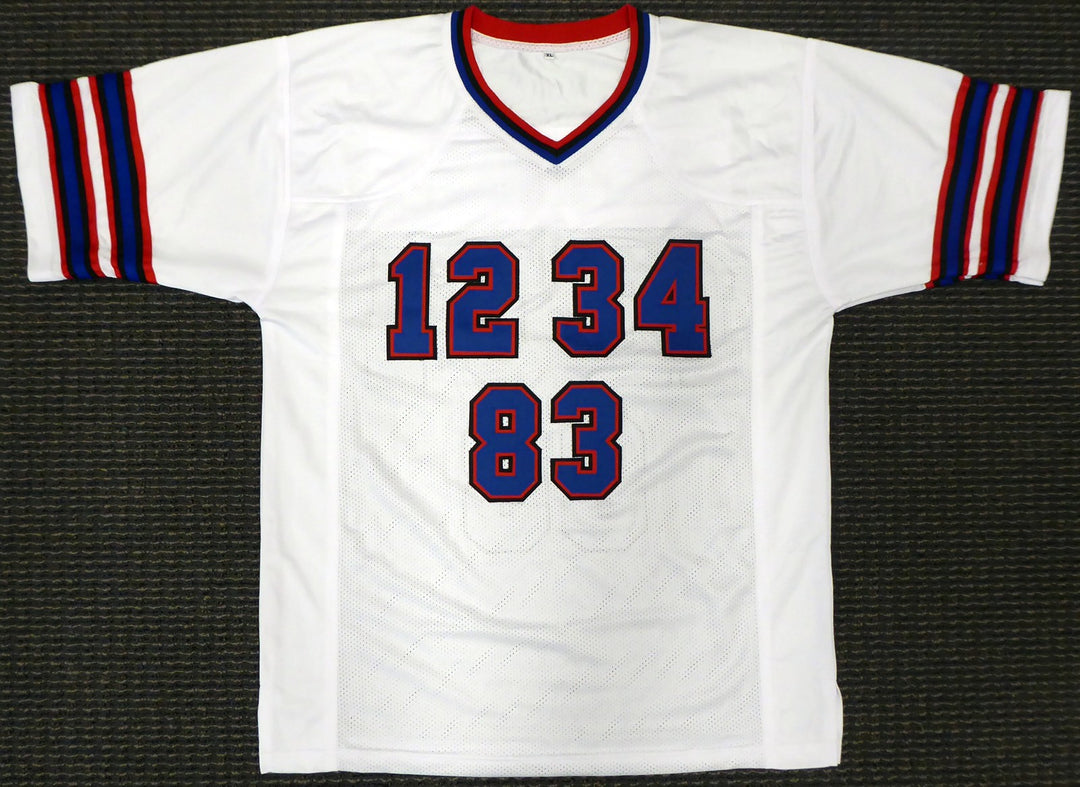 Buffalo Bills Greats Auto White Jersey 3 Sig Jim Kelly Thurman Thomas Andre Reed
