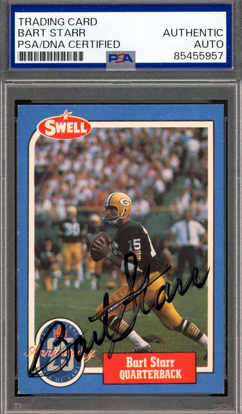 Bart Starr PSA DNA Signed 1988 Swell Greats Autograph