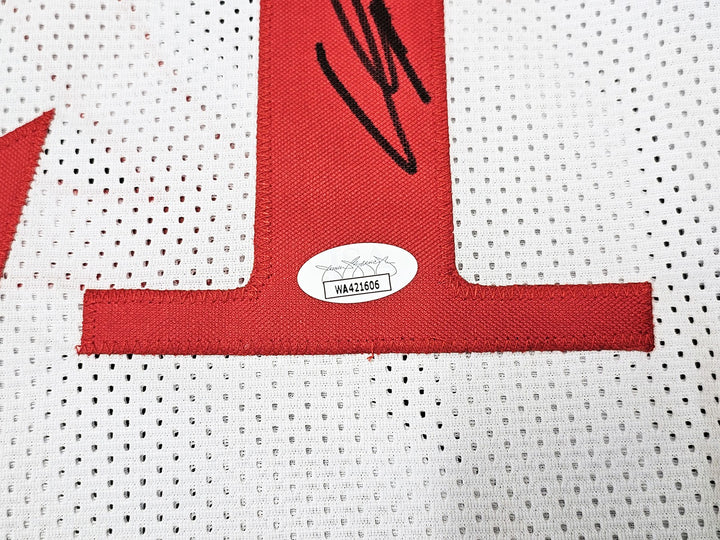 Atlanta Hawks Dominique Wilkins Autographed Signed White Jersey JSA