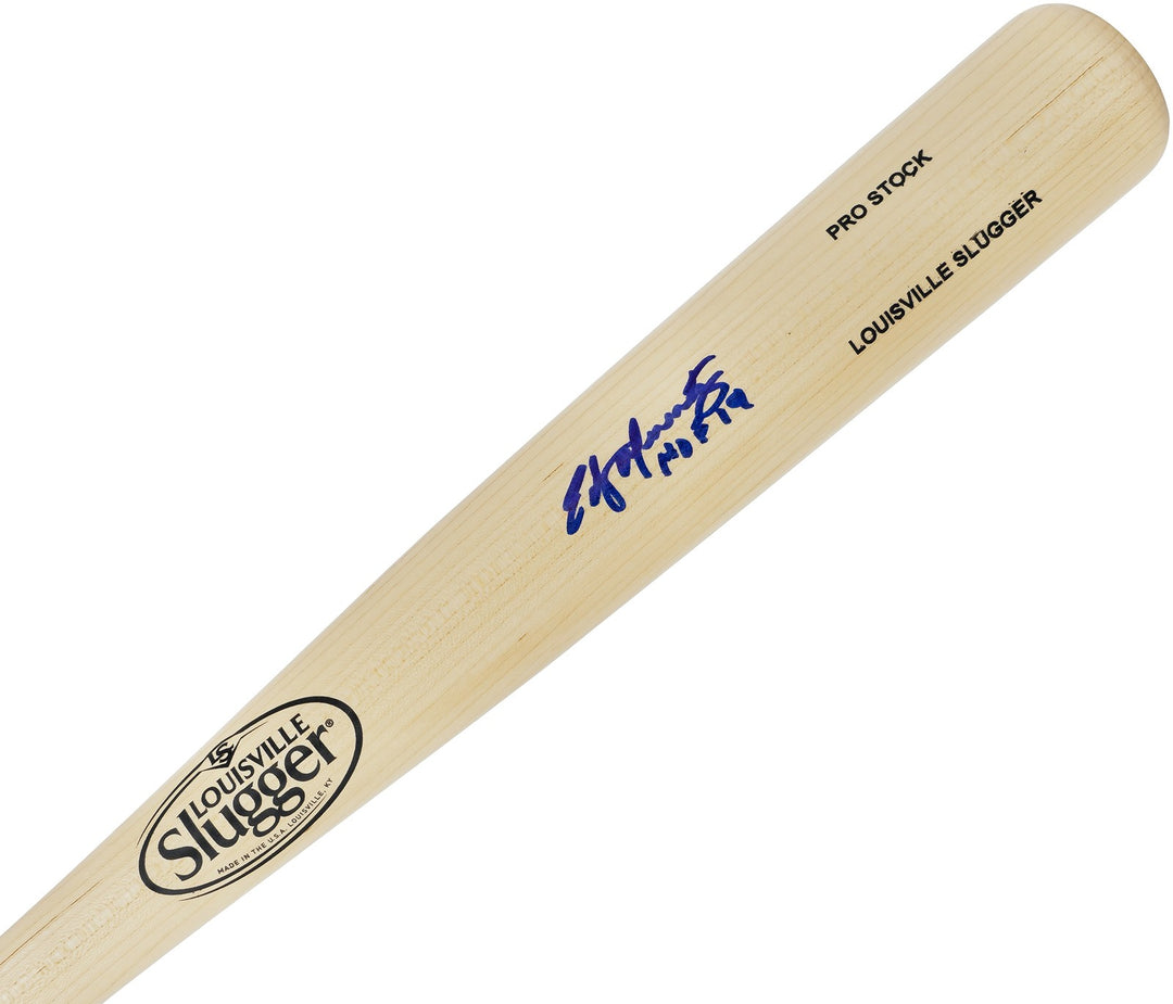 Edgar Martinez Auto Blonde L Slugger Pro Stock Baseball Bat Mariners HOF Beckett