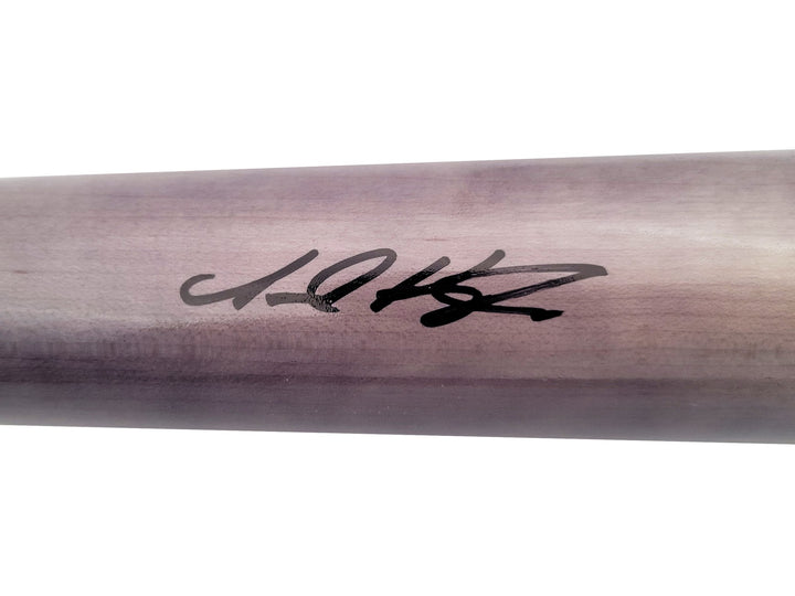 Jarred Kelenic Signed Gray Chandler Game Model Bat Atlanta Braves Beckett