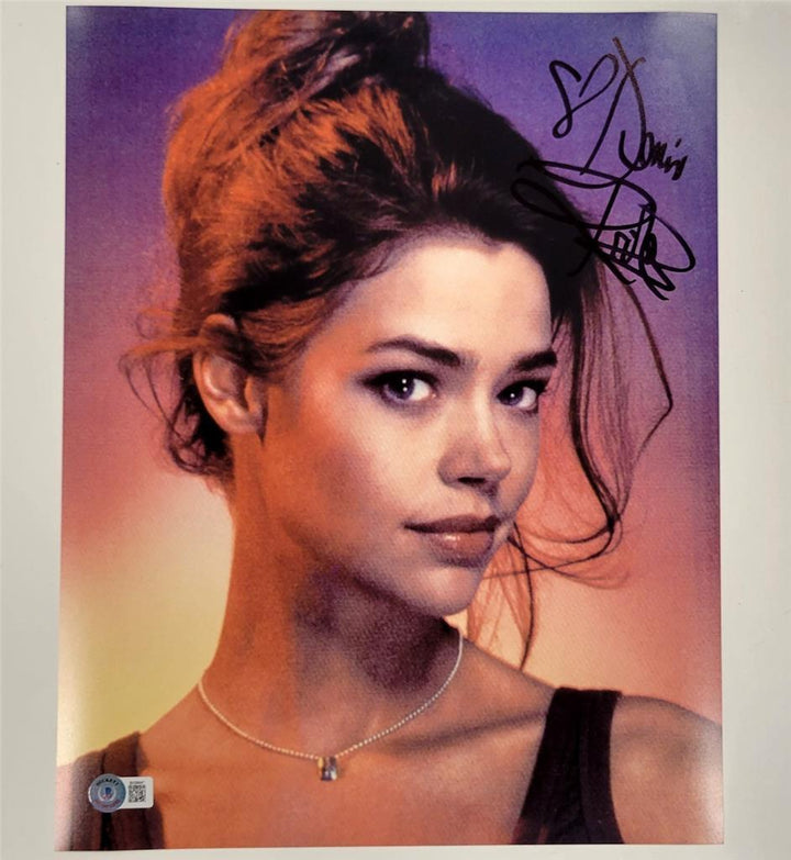 Denise Richards signed 11x14 Photo #2 model actress autograph ~ Beckett BAS Holo