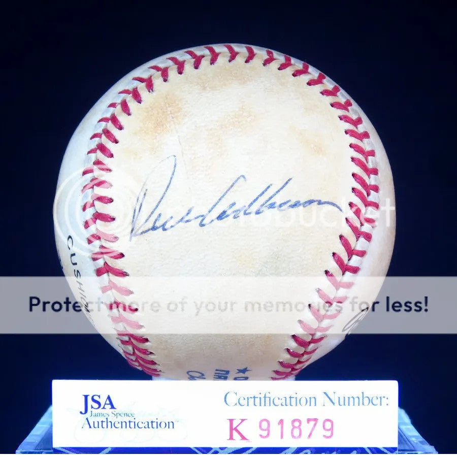 Richie Ashburn Jsa Authenticated Autograph Feeney National Lea Baseball Signed